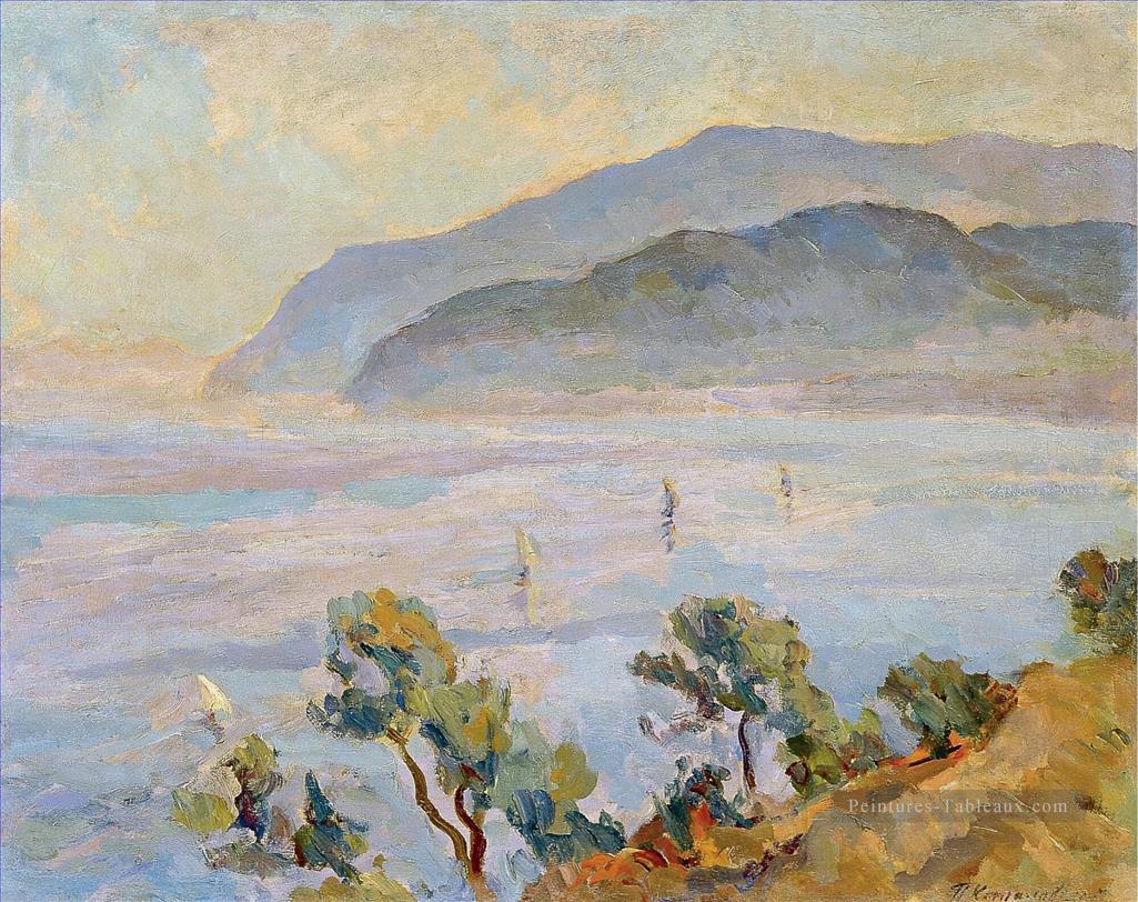 MER DE SAN ANGELO 1924 Petr Petrovitch Konchalovsky Peintures à l'huile
